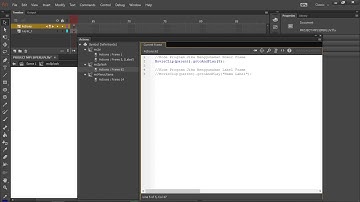 6. Cara Memberikan Kode Program Dalam MovieClip Berjalan Otomatis Ke Frame Selanjutnya di Animate