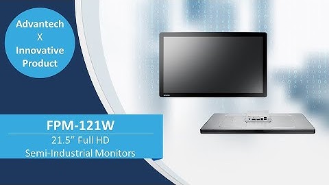 21.5" Full HD Semi-Industrial Monitors: FPM-121W, Advantech (EN)