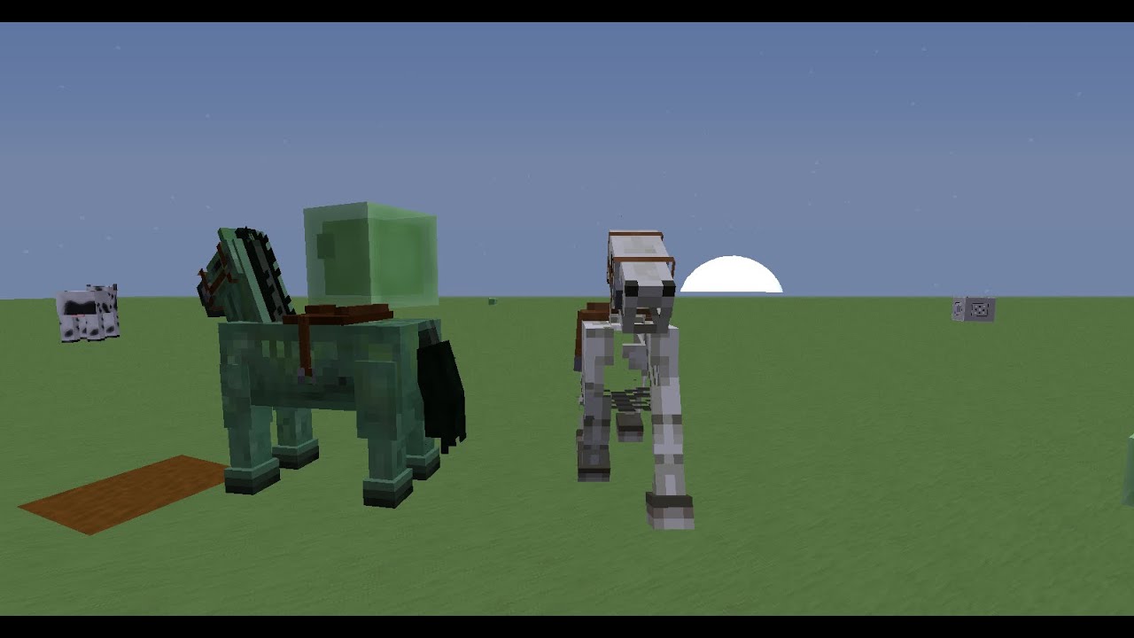 tuto: faire spawn des chevaux zombies et squelettes (minecraft) - YouTube