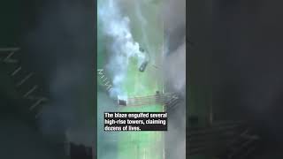 This is crazy Hong Kong 🇭🇰 apartments still on fire