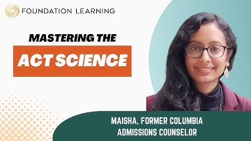 Mastering the ACT Science