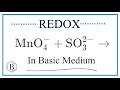 Balancing Redox Reactions in Basic Medium