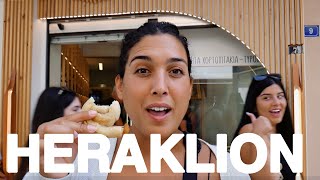 HERAKLION, CRETE Food Tour!  Eat with me in the capital of Greece's Biggest Island.