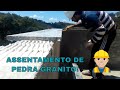 Assentamento de pedra Granito/ Técnicas da Construção Civil