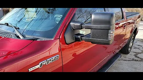 Installing Trail Ridge Power Fold/Extend Tow Mirrors on 2014 F-150 FX4 402A