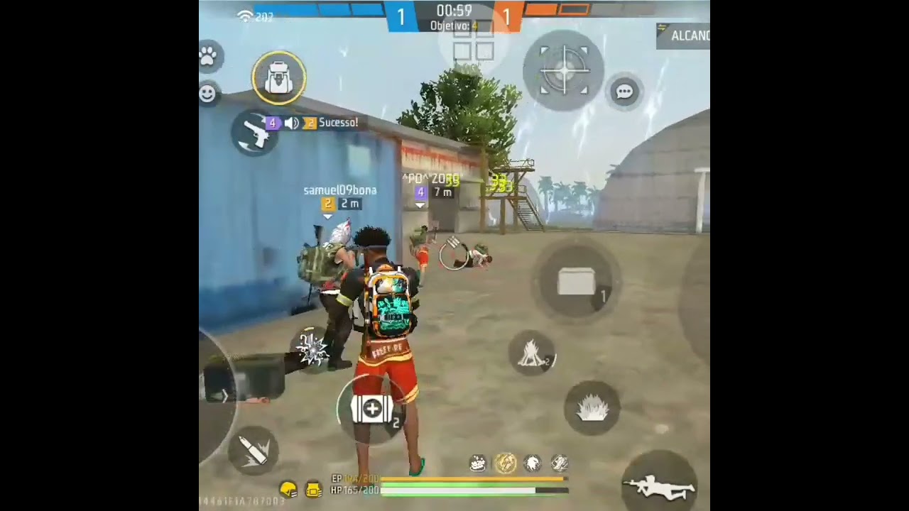 Free Fire . Jogando em ##Moçambique ##!