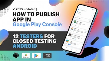 ✅ 2025 UPDATED | how to publish app in google play console | 12 testers for closed testing android