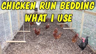chicken bedding run