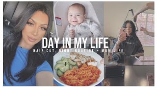 day in my life| new hair cut, lip filler update , skin care + family NIGHT ROUTINE