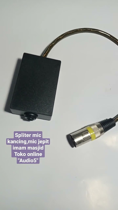 SPLITER MIC JEPIT IMAM MASJID