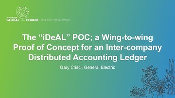 The "iDeAL" POC; a Wing-to-wing Proof of Concept for an Inter-company Distributed Acc... Gary Crisci
