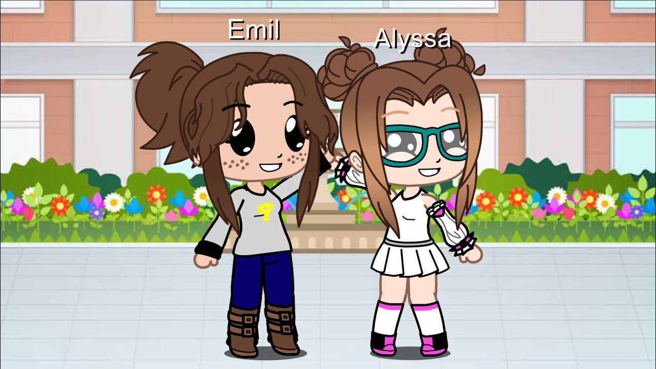 We’re Linda and Heather best friends Ft Emil and me Gacha club YouTube