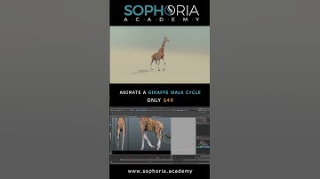 Animate a Giraffe Walk Cycle
