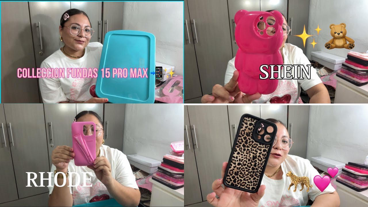 COLECCION DE  FUNDAS 15 PRO MAX📲💕💖🧸🌸🌼🩵