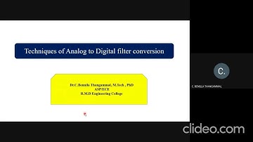 Analog to Digital IIR Filter Conversion - Impulse Invariant Technique