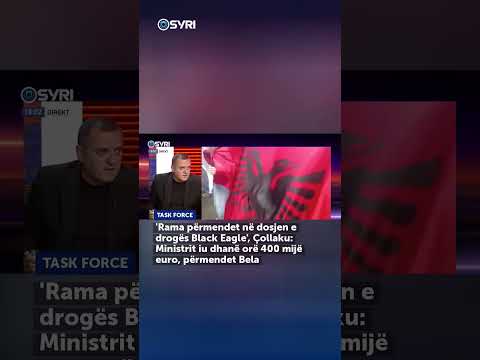 'Rama përmendet në dosjen e drogës Black Eagle', Çollaku: Ministrit iu dhanë orë 400 mijë euro - SHORTS