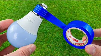 Why is it Not Patented? Wrap an LED Bulb with Electrical Tape and you'll be Amazed