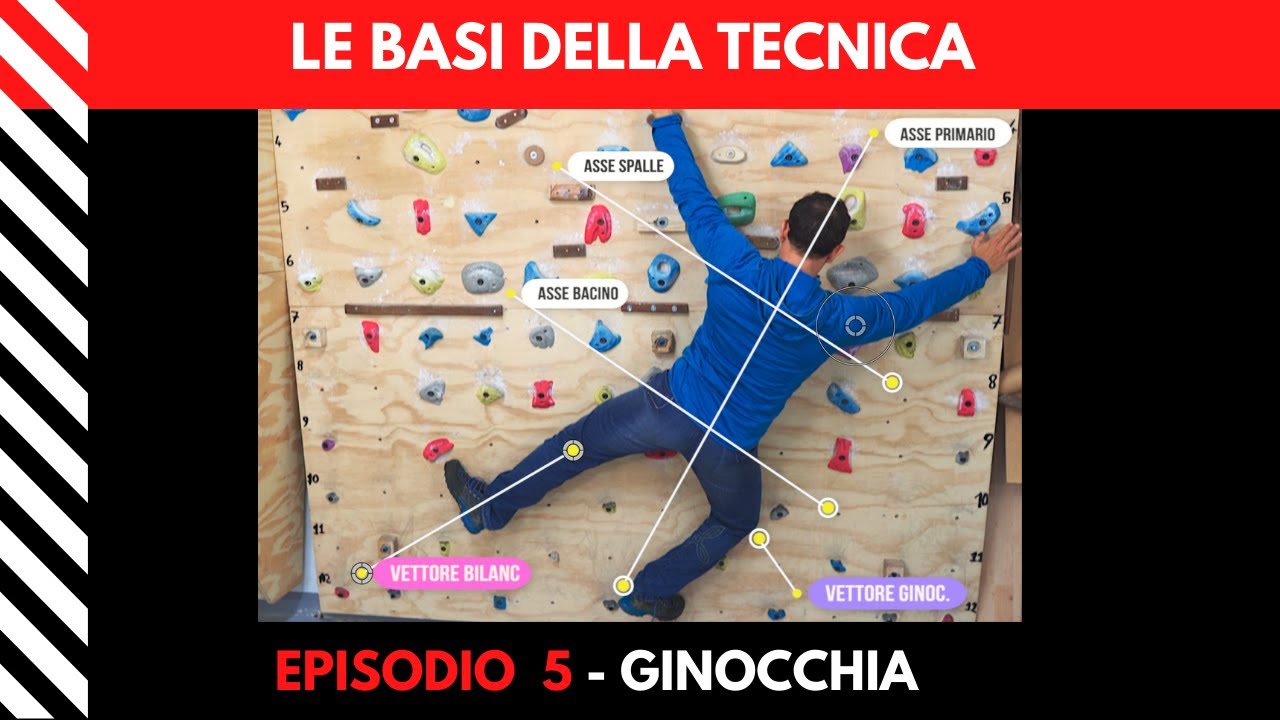 EP.5 Basi della tecnica per l'arrampicata - Il GINOCCHIO  -  tutorial KataClimb