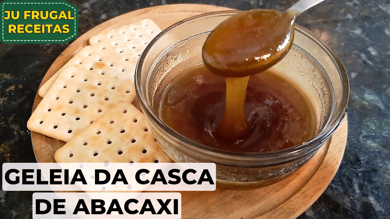 Geleia Caseira Sem Açúcar Fácil e Deliciosa com Casca de Abacaxi