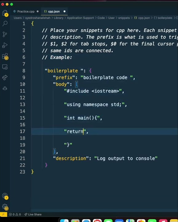 Easily create your own boiler code in VS-CODE - YouTube