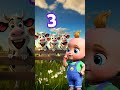 Counting Animals 🔢 1 2 3 Learn with LooLoo Kids - HappyTUNES #loolookids #shorts