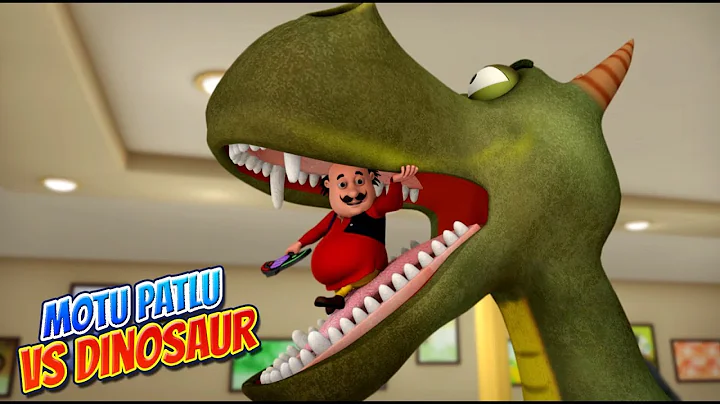 Motu Patlu in Hindi |  मोटू पतलू  | Hindi Cartoon | Motu Patlu Vs Dinosaur