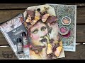 Creative Mixedmedia Tag- using Tissue Paper- Finnabair Products