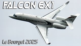 Paris Airshow 2025  Falcon 6x1 Dassault   Salon du Bourget  4K