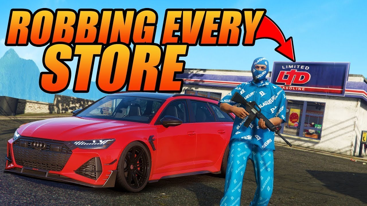 Robbing EVERY Store In GTA RP - YouTube