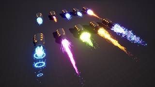Stylized Rocket Thruster Vfx - Overview