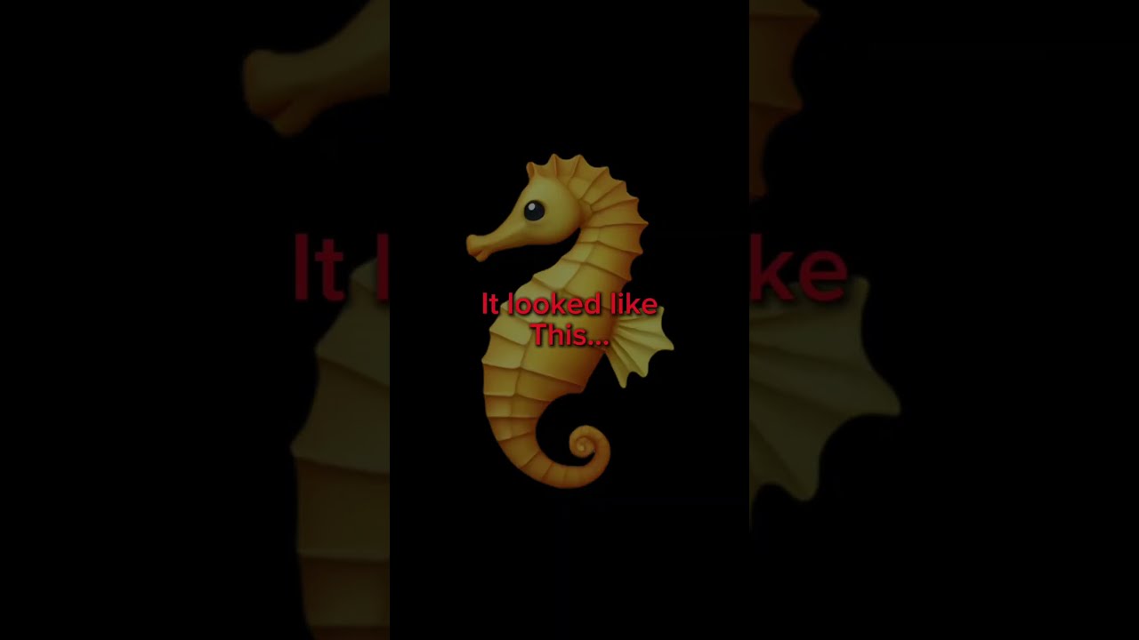 Did It Really Never Exist Seahorse Emoji Mandelaeffect