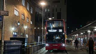 Full Route Visual | 210 | Finsbury Park Station - Brent Cross Shopping Centre