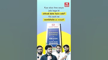 Stories of Perseverance | ESE 2024 & GATE 2025 Toppers at MADE EASY Felicitation