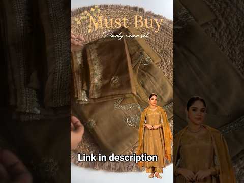 Gold Chanderi Silk kurta set ✨️ 💛 #telugu #telugushorts #yt #actress #shorts