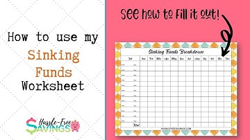 Keeping Track of Sinking Funds with a Free Printable