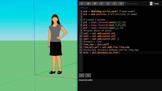 Ruby SketchUp ភាគ០៤​ (distance between point to a line)