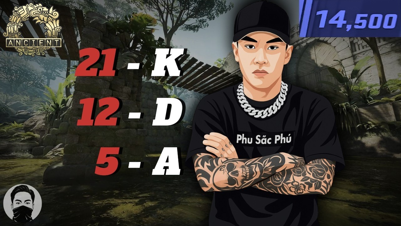 CS2 | CHILL GUY PLAY CS2 ON MAP ANCIENT | 14500 ELO PREMIER