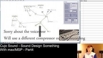 Cujo Sound max MSP Part IV - sample playback and messing around with it.