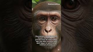The Monkey That Bridged Apes and Humans 🧠 | Aegyptopithecus – The Missing Link? #shorts #history