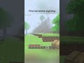 First herobine sighting minecraft legendary moments