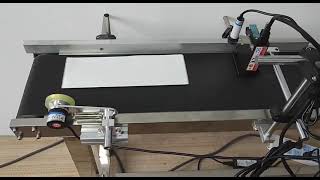 Inline inkjet printing machine for bottles papers