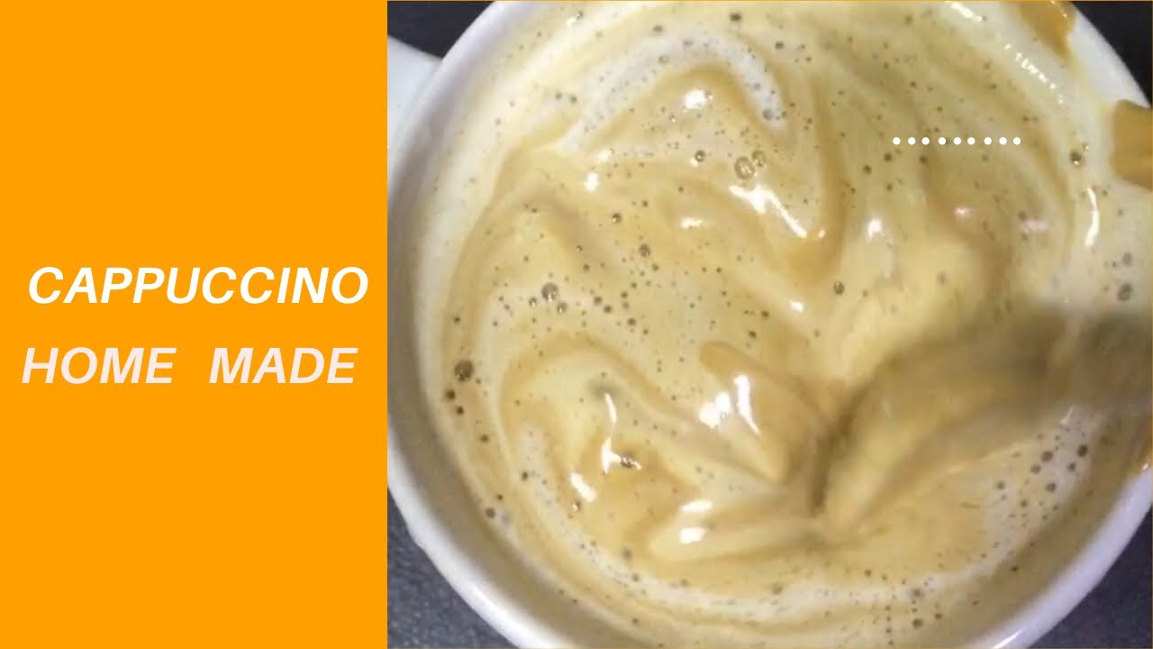 How to make cappuccino at home/Home made cappuccino recipie/3