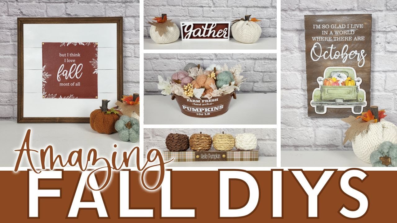 🍁AMAZING Fall DIYS! | DOLLAR TREE Fall DIYS| HIGH END Fall DIYS on a ...