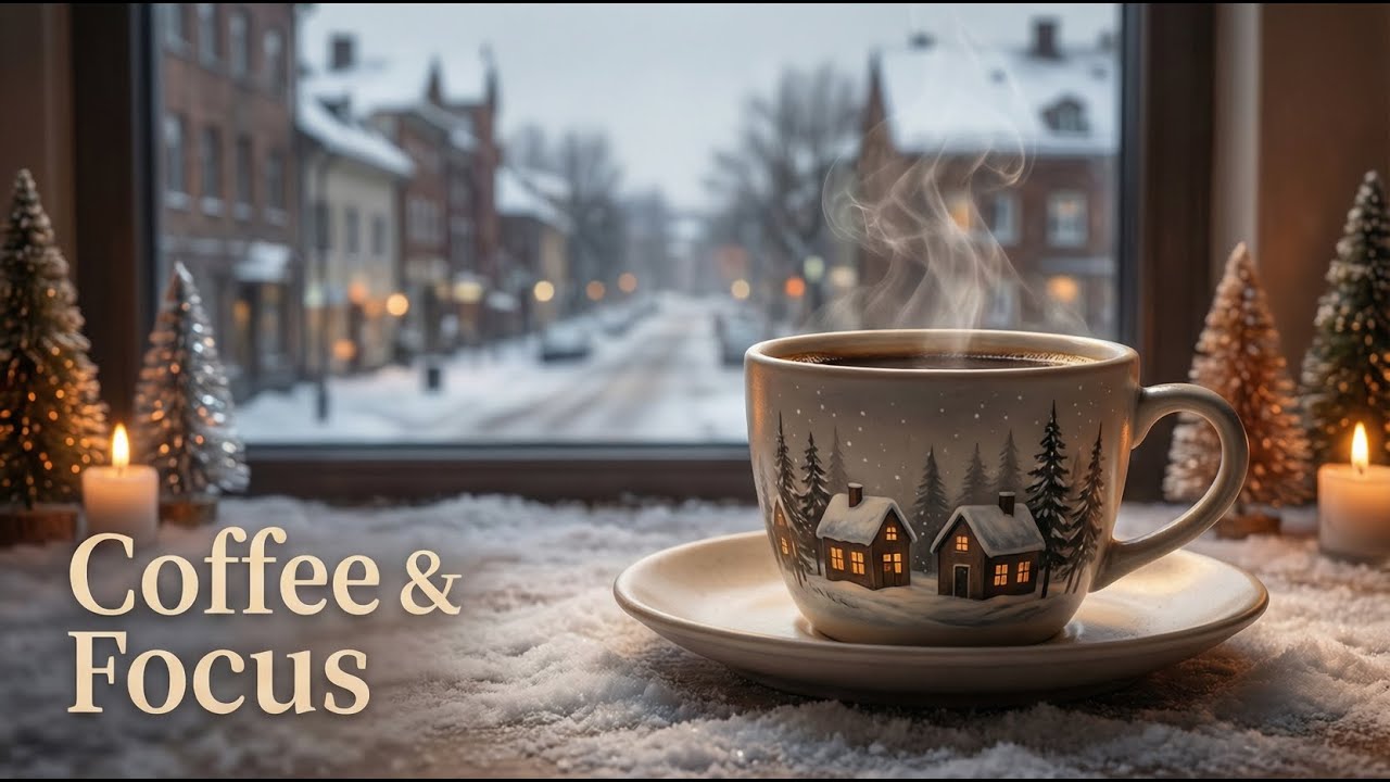 Coffee Music for Work & Morning Focus | Cozy Jazz Cafe Ambience for Productivity