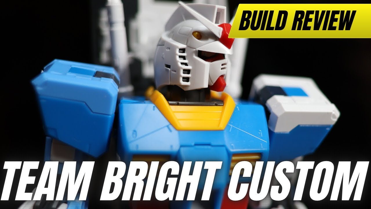 P Bandai RX 78 2 Team Bright Custom Review – Rare But