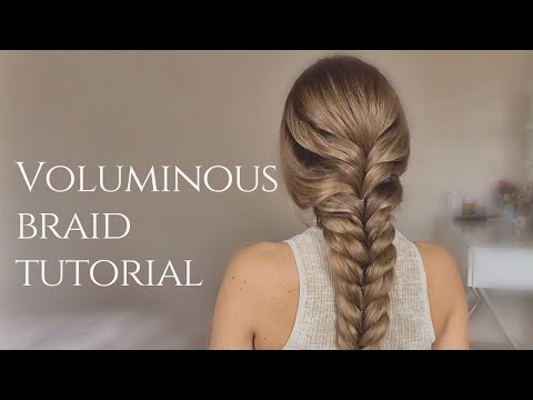 Voluminous FRENCH BRAID tutorial | VIRAL TIKTOK, YOUTUBE SHORTS BRAID