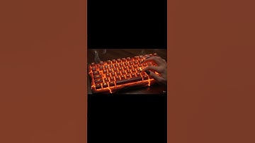 Lava Keyboard 🔥😱🤩 #ai #asmr #aiasmr #notalkingasmr #click #satisfying #oddlysatisfying #viral