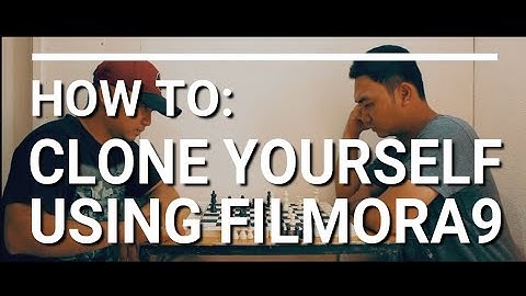 How To Clone Yourself Using Filmora9 | Cley Films