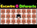 SERÁ QUE CONSEGUE❓ desafio encontre o emoji diferente em 30 segundos - qual é o emoji diferente