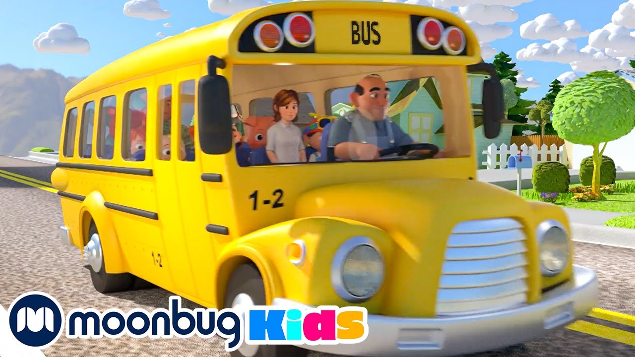 CoComelon - Roda di Bus | Kartun anak anak | Moonbug Kids Indonesia